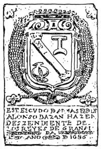 Escudo de Álvaro Bazán Hacén