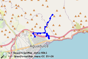 Subida al Tótem, bunker y antenas de Aguadulce 