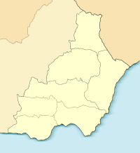 Mapa de la provincia de Almería